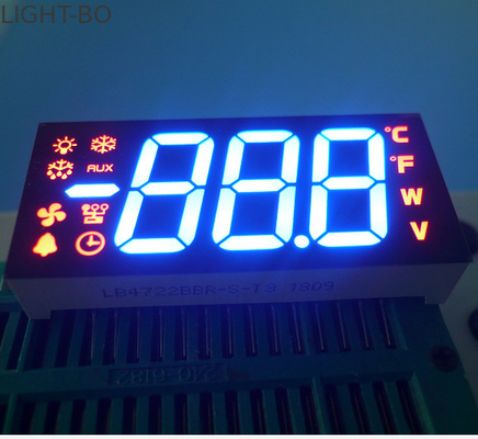 Refrigrator Controller Kustom Led Display ROHS Bersertifikat Ultra Biru / Warna Merah