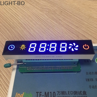 Multicolour Common Cathode 7 Segment Display Tinggi Konsumsi Daya Digit 12,7mm