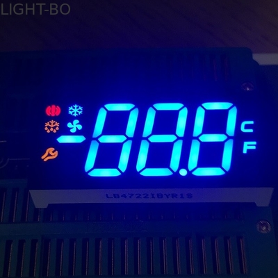 Harga yang bagus Triple Digit 7 Segmen Tampilan LED Kustom Common Anode Polarity 17mm Digit Heightl on line