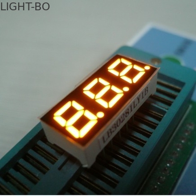 Harga yang bagus Multiplexing 3 Digit 7 Segmen Led Display Tegangan Rendah Drive Kecil Saat Ini on line
