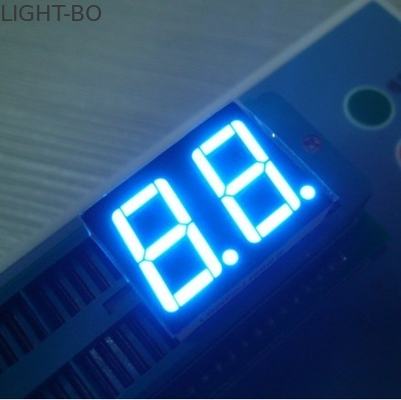Harga yang bagus Ultra White 2 Digit 7 Segmen Tampilan 10 Pin 0,56 inci Katoda Untuk Peralatan Rumah on line