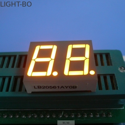 0.56inch Dual Digit 7-Segment LED Display Warna Kuning Anode Umum