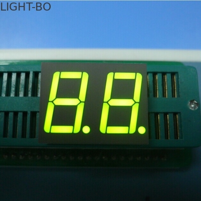 Harga yang bagus 0.56 inci Dual Digit Common Anode 7-Segment LED Display Kuning Hijau on line