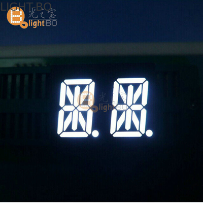 Perakitan mudah 14 Segmen Tampilan Alfanumerik 0,54 Inch Dual Digit Common Anode