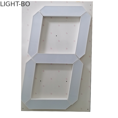 Harga yang bagus Ultra Bright Red single digit 7 LED Display Segmen Kustom 20 Inch Untuk Baliho Besar on line