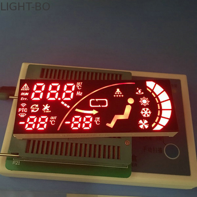 Layar Super Bright Led 7 Segmen warna Merah Untuk Panel Instrumen Otomotif