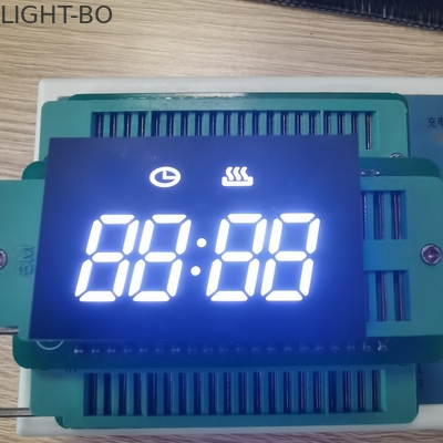 Desain Kustom Biaya Rendah Ultra Putih 4 Digit Tampilan Jam LED Untuk Kontrol Timer Oven