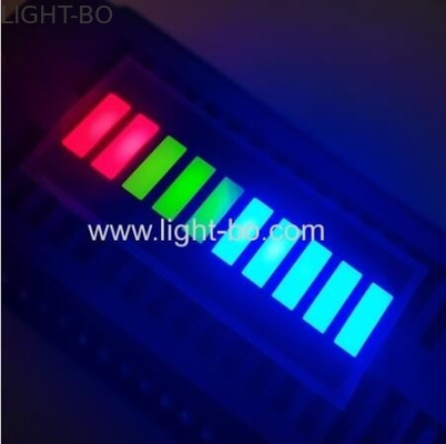 Cahaya Tinggi Multicolor 10 Segmen Led Bar Untuk Panel Instrumen