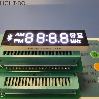 Modul Tampilan LED Ultra Putih 4 Digit 7 Segmen Disesuaikan Untuk Bluetooth Speaker / Radio
