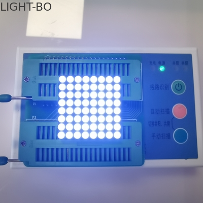 Harga yang bagus 635nm 100mcd 8 X 8 Dot Matrix LED Display Segmen kuning wajah hitam on line
