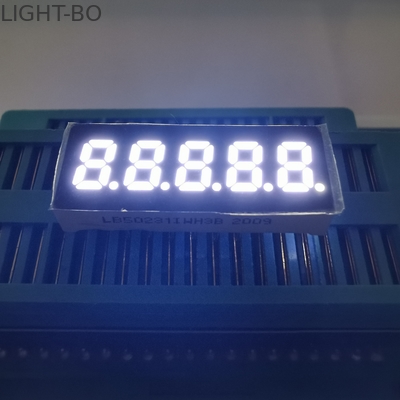5 Digit 20mA 120mcd 0,23 '' Tampilan LED Anoda Umum
