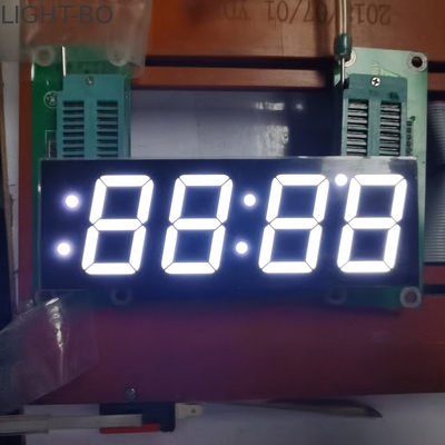 Harga yang bagus 4 Digit 635nm 80mW 1.2 '' 7 Segmen Tampilan LED Anoda Umum on line