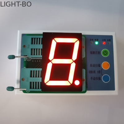 Harga yang bagus 7 Segmen 1.8in 80mW 635nm 35mcd Layar LED Digit Tunggal on line