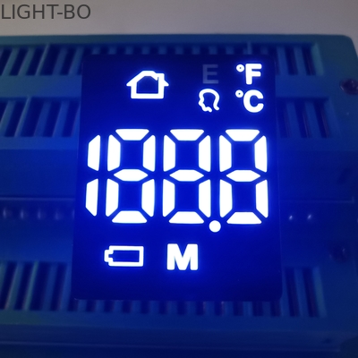 Tampilan LED Ultra Putih 6 Pin 120mcd 80mW 20mA 7 Segmen