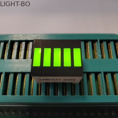 5 Segmen 574nm Common Cathode LED Light Bar Untuk Tampilan Baterai