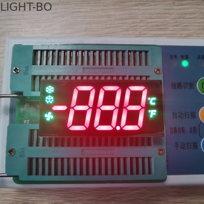 635nm Triple Digit LED Display Tinggi 17mm Untuk Pengontrol Kulkas