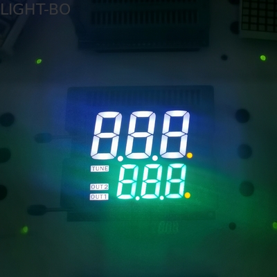 3 Digit Led 7 Segment Display Dual Line 120mcd 20mA Untuk Panel Instrumen