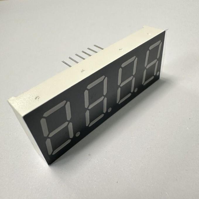 Tampilan LED 7-Segmen 4-Digit 0,56-Inci (14,2mm) – Hijau Murni, Anoda Umum untuk Panel Instrumen & Peralatan Rumah Tangga 3