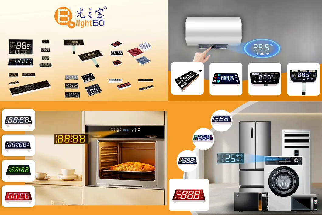 Hijau Murni 0,49 inci 4 digit 7 Segmen LED Tampilan Katode Umum untuk Pengontrol Suhu 3