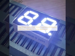 High Bright Red 2 Digit 7mm 7 Segment LED Display Common Cathode untuk Peralatan Rumah Tangga