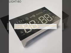 LED Display 7 Segmen Ultra Bright Amber 4 Digit Anode Umum untuk 4 Key Touch Dibangun di Oven