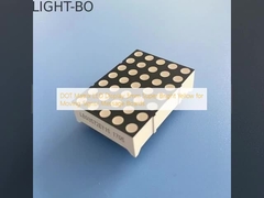 Tampilan LED Matrix DOT 3mm Super Cerah Kuning untuk Tanda-tanda yang Bergerak / Papan Pesan