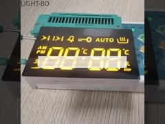 Ultra Amber LED Display 7 Segmen 4 Digit Common Cathode untuk 4 Key Touch Dibangun di Oven