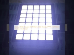 Super Putih Square DOT Matrix LED Display 5 * 7 untuk Listrik Lantai Nomor Indikator