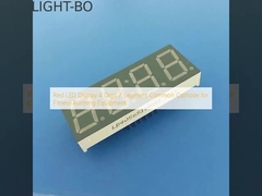Red LED Display 4 Digit 7 Segment Common Cathode untuk Peralatan Fitness Running