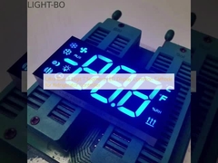 Ultra Biru 3 Digit 7 Segmen LED Tampilan Katode Umum untuk Pengontrol Kulkas