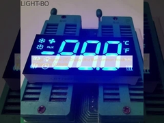 3 digit 7 Segmen LED Display Ultra Biru Anode Umum untuk Pengontrol Kulkas
