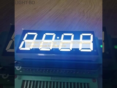 Ultra Putih 14.2mm 4 Digit 7 Segmen LED Jam Tampilan Katode Umum untuk Digital Timer