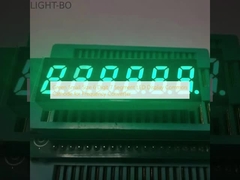 Hijau Ukuran Kecil 6 Digit 7 Segmen LED Tampilan Katode Umum untuk Frequency Converter