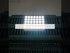 0.7inch 5 x 7 DOT Matrix Ultra White LED Display untuk Listrik Lantai Nomor Indicator
