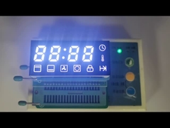 Ultra Cerah Putih Umum Katode Custom Tujuh Segmen Oven LED Display