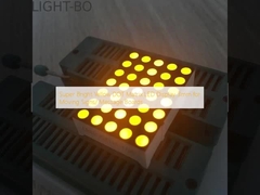 Super Cerah Kuning Dot Matrix LED Display 3mm untuk Pindah Tanda / Papan Pesan