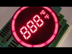 Tampilan LED Segmen 7 Bentuk Bulat untuk Pengontrol Suhu
