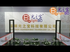 Layar LED 7 Segmen Satu Digit 0.39