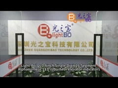 Layar LED Alfanumerik 16 Segmen 0,8 inci