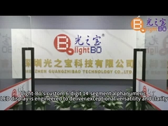 Custom Green 0,39 inci 6 digit 14 Segmen LED Tampilan untuk Panel Instrumen