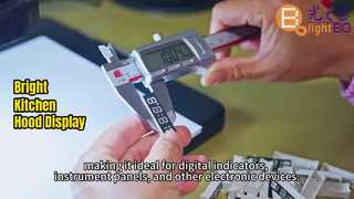 Tampilan LED Kustom Hijau 0,39 inci 6 Digit 14 Segmen