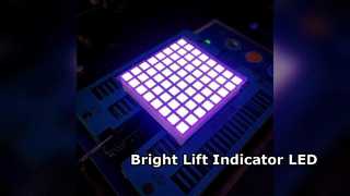 Matriks LED 8x8 Merah Terang untuk Lift