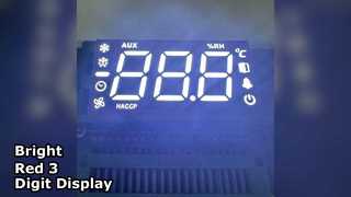 Tampilan LED 3 Digit 14.2mm Merah Sangat Terang