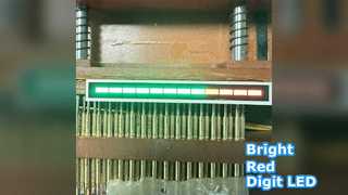 Tampilan LED Digit Merah Sangat Terang