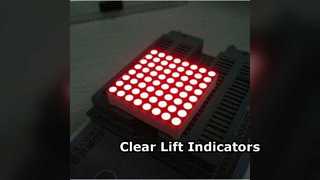 Tampilan LED Matriks Dot 8x8 Indikator Pengangkatan Putih 3mm