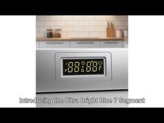 Tampilan LED 7 Segmen Biru 4 Digit untuk Timer Oven Bawaan