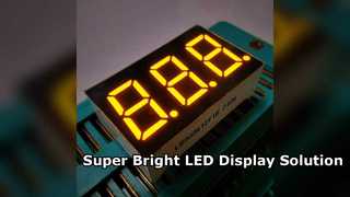 Tampilan LED Super Terang untuk Meter Panel Industri