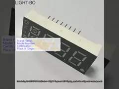 Multicolor 4 Digit 7 Segment LED Display Common Anode untuk Papan Kontrol Kulkas
